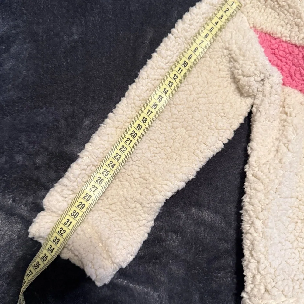 RBX Cream and Pink Kids Fleece Hoodie - Picture 9 of 11